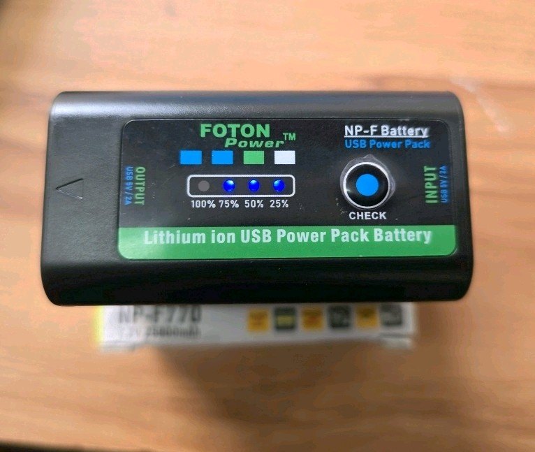 FOTON Power NP-F 770 Battery Without USB